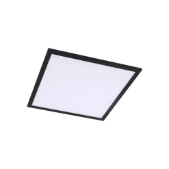 Lindby Arbejdsrum/Kontor|Gang > LED-panel Enhife, sort, 40 x 40 cm, metal, 4.000K