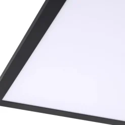 Lindby Arbejdsrum/Kontor|Gang > LED-panel Enhife, sort, 40 x 40 cm, metal, 4.000K