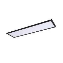 Lindby Arbejdsrum/Kontor|Gang > LED-panel Enhife, sort, 80 x 20 cm, metal, 4.000K