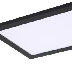 Lindby Arbejdsrum/Kontor|Gang > LED-panel Enhife, sort, 80 x 20 cm, metal, 4.000K