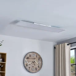 Lindby Arbejdsrum/Kontor|Gang > LED-panel Lamin, hvid, 120 cm, CCT, dæmpbar, fjernbetjening