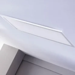 Arbejdsrum/Kontor|Gang ^ Lindby LED-panel Livel, CCT, 120 cm x 30 cm, fjernbetjening