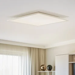 Lindby Arbejdsrum/Kontor|Gang > LED-panel Livel, 4000K, 62 cm x 62 cm, sølv, metal