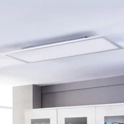 Lindby Arbejdsrum/Kontor|Gang > LED-panel Livel, 4000K, 120cm x 30cm, sølv, metal