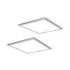 Lindby Arbejdsrum/Kontor|Loftlamper > LED-panel Livel, sæt med 2, CCT, 40 cm x 40 cm, Fjernbetjening