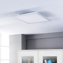 Lindby Arbejdsrum/Kontor|Loftlamper > LED-panel Livel, sæt med 2, CCT, 40 cm x 40 cm, Fjernbetjening