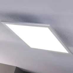 Lindby Arbejdsrum/Kontor|Loftlamper > LED-panel Livel, sæt med 2, CCT, 40 cm x 40 cm, Fjernbetjening