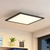 Lindby Arbejdsrum/Kontor|Gang > LED-panel Nelios, 40 x 40 cm, CCT, sort, metal