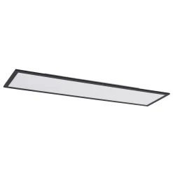 Lindby Arbejdsrum/Kontor|Gang > LED-panel Nelios, 120 x 30 cm, CCT, sort, metal