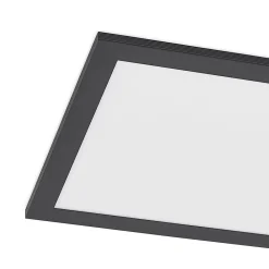 Lindby Arbejdsrum/Kontor|Gang > LED-panel Nelios, 120 x 30 cm, CCT, sort, metal