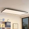 Lindby Arbejdsrum/Kontor|Gang > LED-panel Nelios, 120 x 60 cm, 4000K, sort, metal