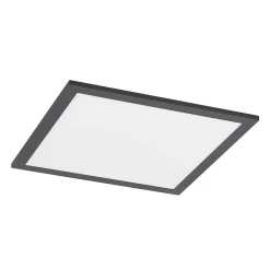 Lindby Arbejdsrum/Kontor > LED-panel Nelios, 40 x 40 cm, 4.000K, sort, metal