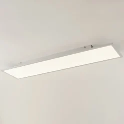 Lindby Arbejdsrum/Kontor|Gang > LED-panel Quais, 30 x 120 cm, hvid, aluminium, 4.000K