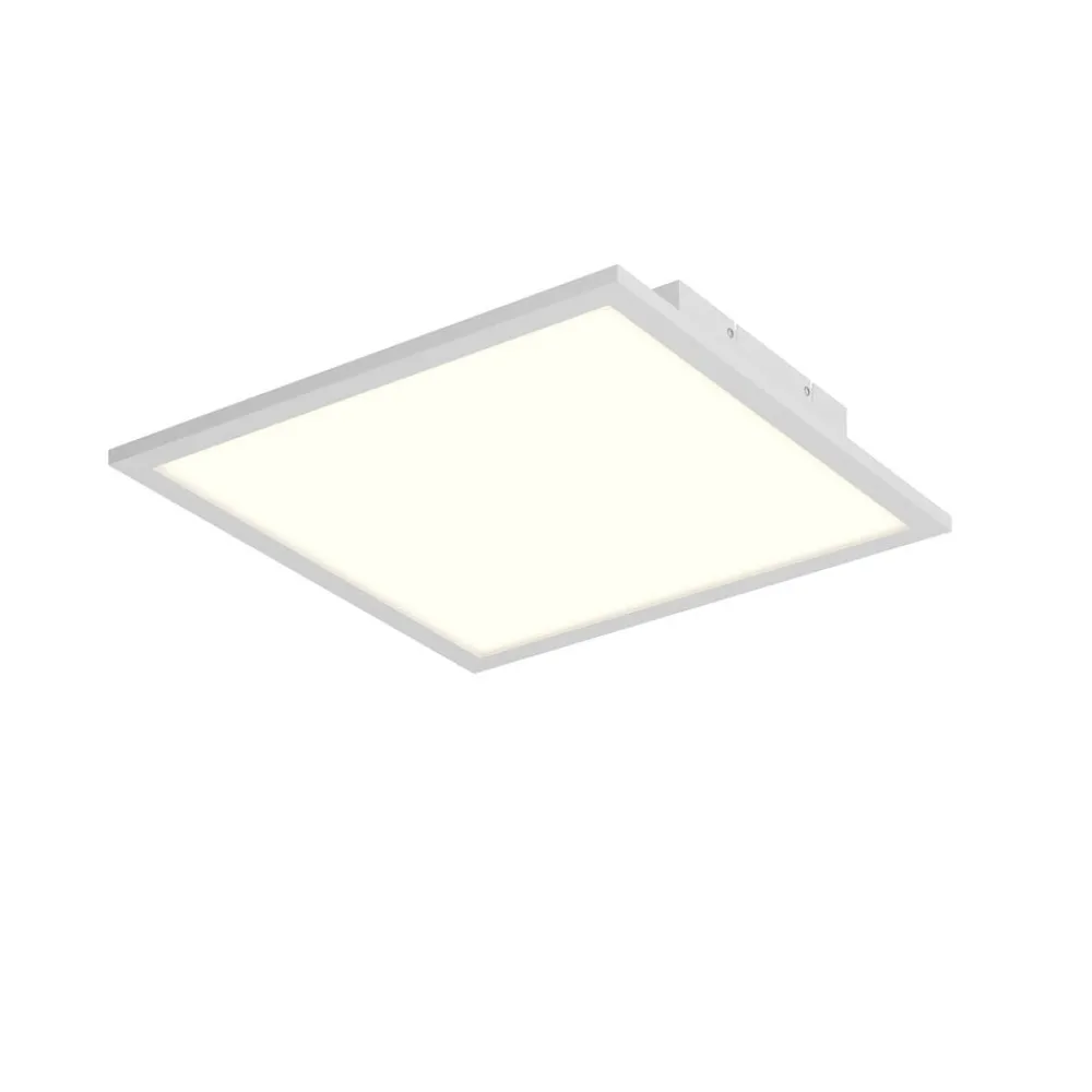 Arbejdsrum/Kontor|Loftlamper ^ Lindby LED-panel Quais, 40 x 40 cm, hvid, aluminium, 4.000K