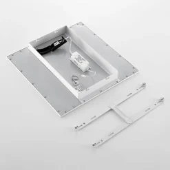 Arbejdsrum/Kontor|Loftlamper ^ Lindby LED-panel Quais, 40 x 40 cm, hvid, aluminium, 4.000K