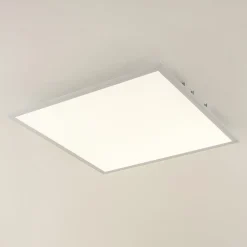 Lindby Arbejdsrum/Kontor > LED-panel Quais, 60 x 60 cm, hvid, aluminium, 4.000K