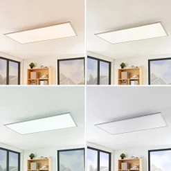 Lindby Arbejdsrum/Kontor|Gang > LED-panel Stenley, CCT, 120 cm x 60 cm, dæmpbar