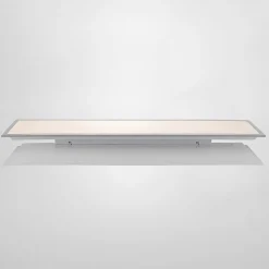 Lindby Arbejdsrum/Kontor|Gang > LED-panel Stenley, 4.000 K, 120 cm x 30 cm, sølv/hvid