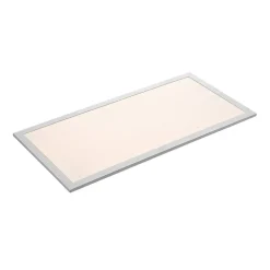 Lindby Arbejdsrum/Kontor|Gang > LED-panel Stenley, 4.000 K, 60 cm x 30 cm, sølv/hvid