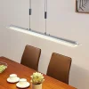 Arbejdsrum/Kontor|Pendellamper ^ Lindby LED-pendellampe Sladja, krom, glas, touchdæmper