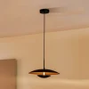 Lindby Pendellamper|Pendellamper > LED-pendel Tiama, metal, sort/guld, Ø 40 cm