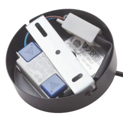 Lindby Pendellamper|Pendellamper > LED-pendel Tiama, metal, sort/guld, Ø 40 cm
