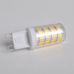 Lindby Led Pærer > LED penlight, sæt med 5, G9, 3 W, klar, 3.000 K