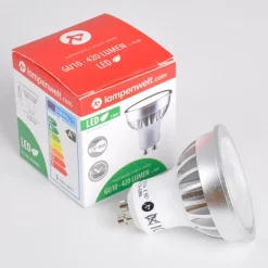 Led Pærer ^ Lindby LED-reflektor GU10 5 W klar 3.000 K 55° sæt med 3 stk