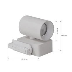 Lindby Skinnesystem > LED-skinnespot Linaro/Brinja, hvid, 1-faset