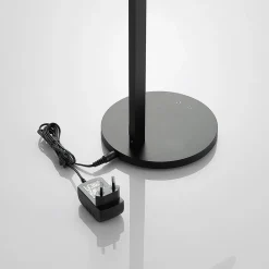 Lindby Arbejdsrum/Kontor|Bordlamper > LED-skrivebordslampe Loretta, 43 cm, sort, CCT