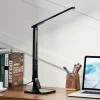 Arbejdsrum/Kontor|Bordlamper ^ Lindby LED-skrivebordslampe Eleni, sort, CCT, dæmpbar