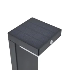 Solcelle Lampe Med Sensor|Sokkellamper Med Sensor ^ Lindby LED-sokkellampe Eleazar, sort, aluminium, sensor