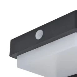 Solcelle Lampe Med Sensor|Sokkellamper Med Sensor ^ Lindby LED-sokkellampe Eleazar, sort, aluminium, sensor