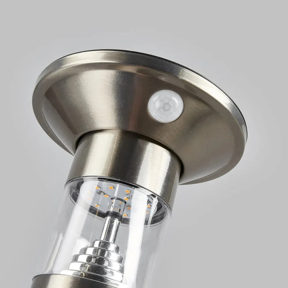 Lindby Solcelle Lampe Med Sensor|Sokkellamper Med Sensor > LED-sokkellampe Jalisa, 54 cm, solcelle, sensor