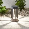 Lindby Terrassebelysning|Sokkellamper > LED-sokkellampe Jordis, 22 cm, antracit, aluminium