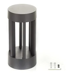 Lindby Terrassebelysning|Sokkellamper > LED-sokkellampe Jordis, 22 cm, antracit, aluminium