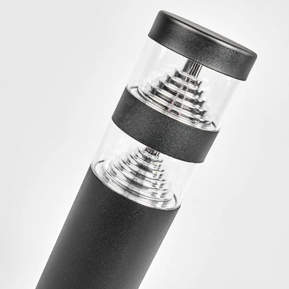 Lindby Terrassebelysning|Sokkellamper > LED-sokkellampe Lanea, 40 cm, sort, stål, IP44