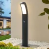 Lindby Sokkellamper Med Sensor|Gadebelysning Med Sensor > LED-sokkellampe Moshe, 60 cm, antracit, sensor