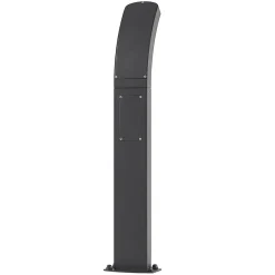 Lindby Sokkellamper Med Sensor|Gadebelysning Med Sensor > LED-sokkellampe Moshe, 60 cm, antracit, sensor
