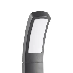 Lindby Sokkellamper Med Sensor|Gadebelysning Med Sensor > LED-sokkellampe Moshe, 60 cm, antracit, sensor