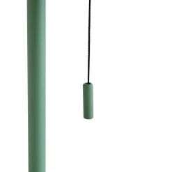 Lindby Dekorationsbelysning|Terrassebelysning > LED-solcellebordlampe Hilario, grøn, jern, genopladeligt batteri