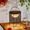 Dekorationsbelysning|Solcellelamper ^ Lindby LED-solcellelampe Achilleas, RGBW, sort