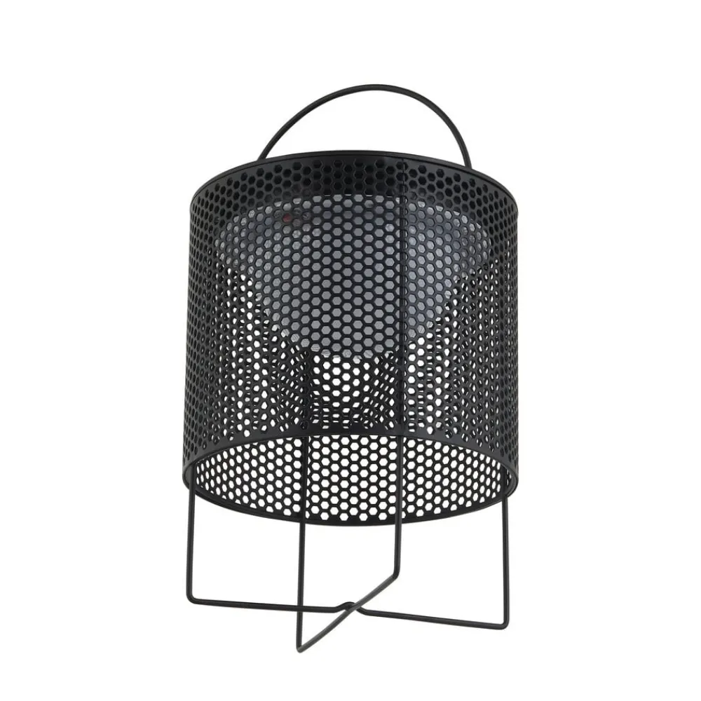 Dekorationsbelysning|Solcellelamper ^ Lindby LED-solcellelampe Achilleas, RGBW, sort