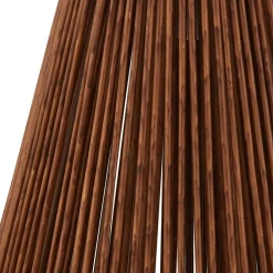 Dekorationsbelysning|Solcellelamper ^ Lindby LED-solcellelampe Amaria, rattan, mørk, Ø 27 cm