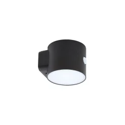 Solcelle Lampe Med Sensor|Væglampe Med Sensor ^ Lindby LED-solcellelampe Amren, sort, ABS, sensor