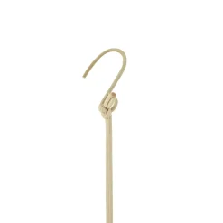 Lindby Udendørs Pendellamper|Solcellelamper > LED-solcellelampe Austas, beige, Ø 50 cm, USB, IP54