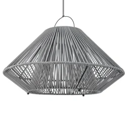 Lindby Udendørs Pendellamper|Solcellelamper > LED-solcellelampe Austas, grå, Ø 50 cm, USB, IP54