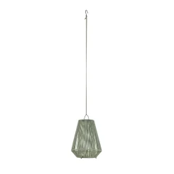Udendørs Pendellamper|Solcellelamper ^ Lindby LED-solcellelampe Austas, grøn, Ø 32 cm, USB, IP54