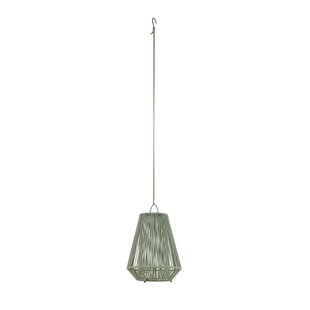 Udendørs Pendellamper|Solcellelamper ^ Lindby LED-solcellelampe Austas, grøn, Ø 32 cm, USB, IP54