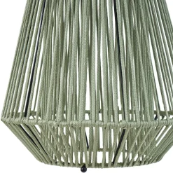 Udendørs Pendellamper|Solcellelamper ^ Lindby LED-solcellelampe Austas, grøn, Ø 32 cm, USB, IP54